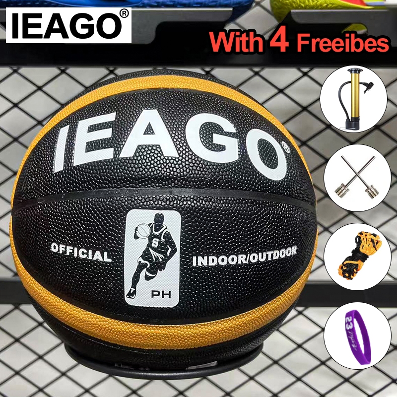 IEAGO Original New Basketball Ball Official Size 7 PU Leather Outdoor ...