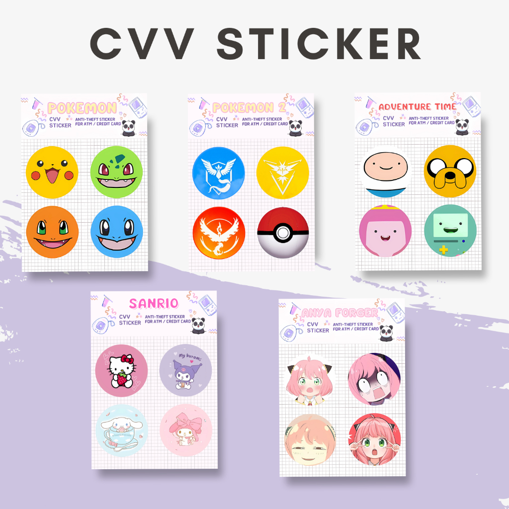 CVV Stickers - Anti-Theft Stickers for ATM/Credit Cards | Sizzy Prints ...