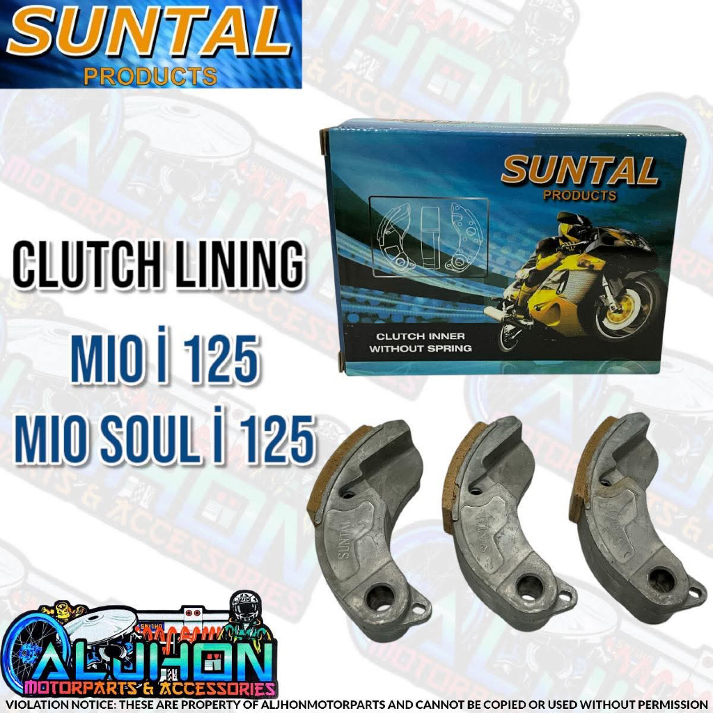 SUNTAL CLUTCH LINING WITHOUT SPRING FOR MIO İ 125 / MIO SOUL İ 125 ...