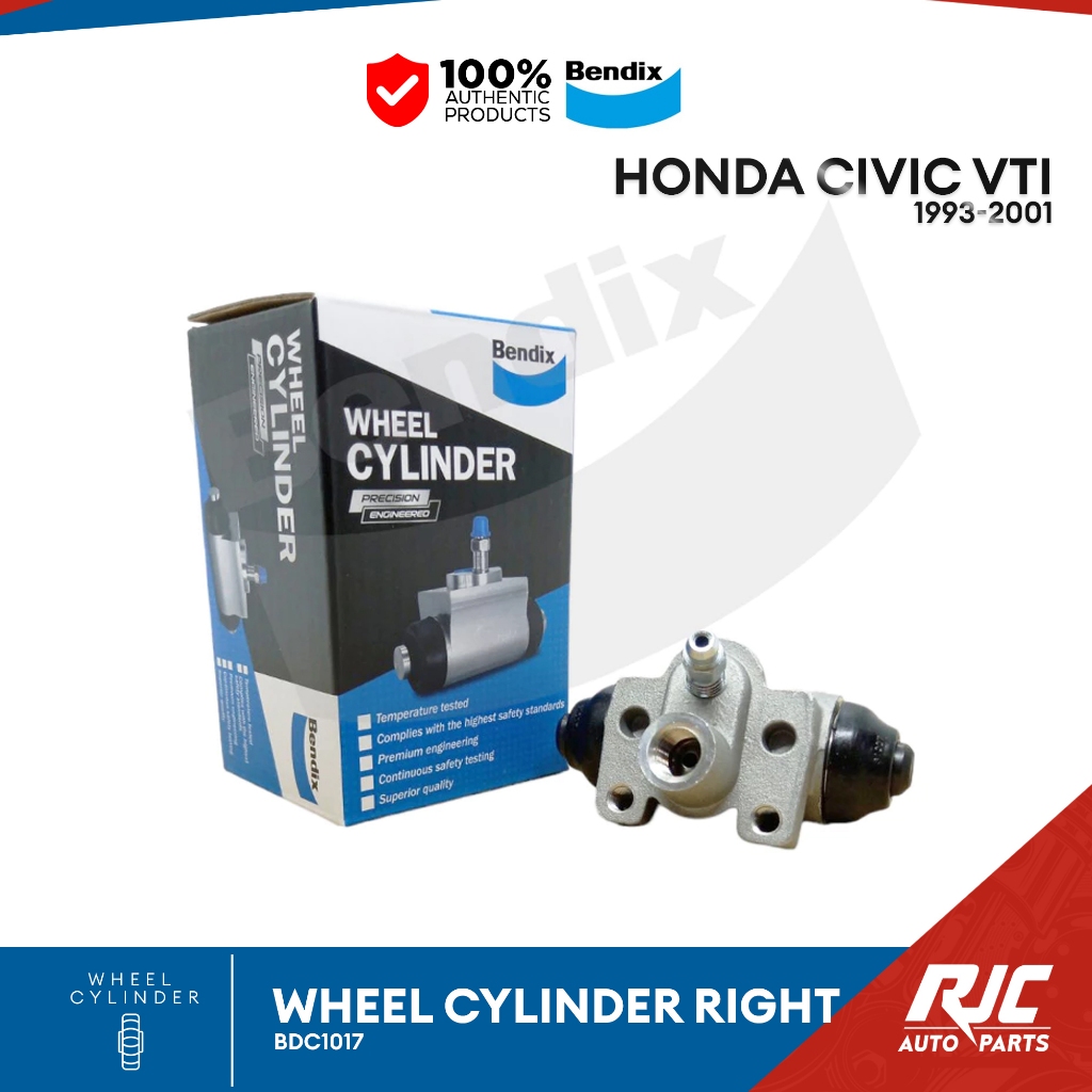 BENDIX WHEEL CYLINDER HONDA CIVIC VTI RH 1993-2001 BDC1017 1pc | Shopee ...