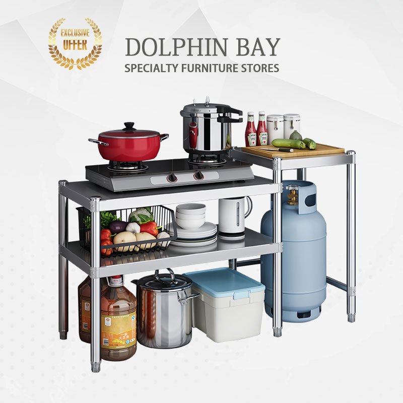 Gas stove rack, kitchen storage rack, gas stove workbench, 110 * 40 ...