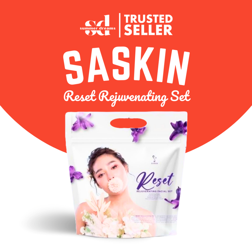 SASKIN RESET Rejuvenating Facial Set For All Skin Types | Shopee ...
