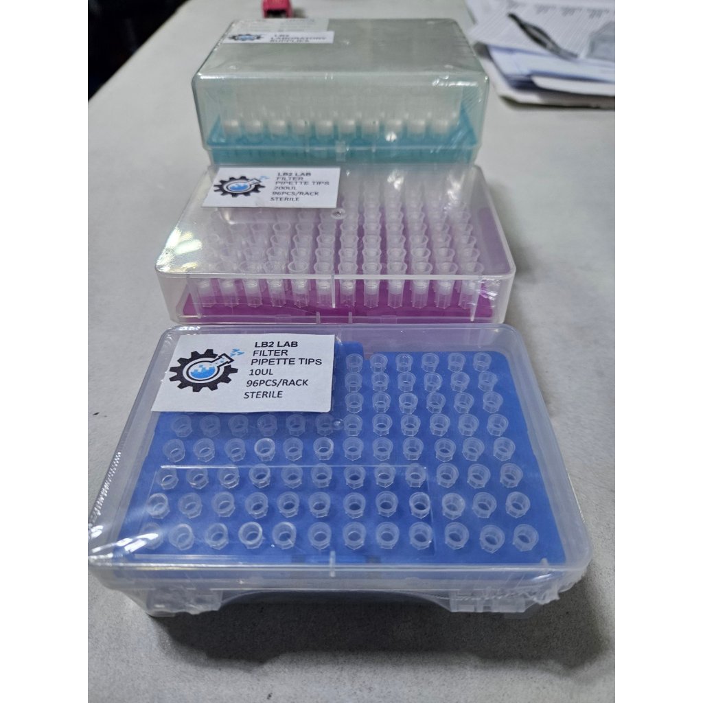 FILTER PIPETTE TIPS WITH BOX 96PCS/BOX (UNIVERSAL) | Shopee Philippines
