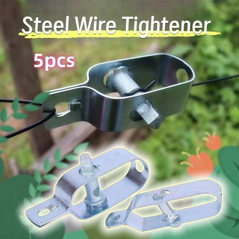 5/10pcs Steel Wire Tightener Multi-use Steel Rope Tensioner Heavy Duty ...