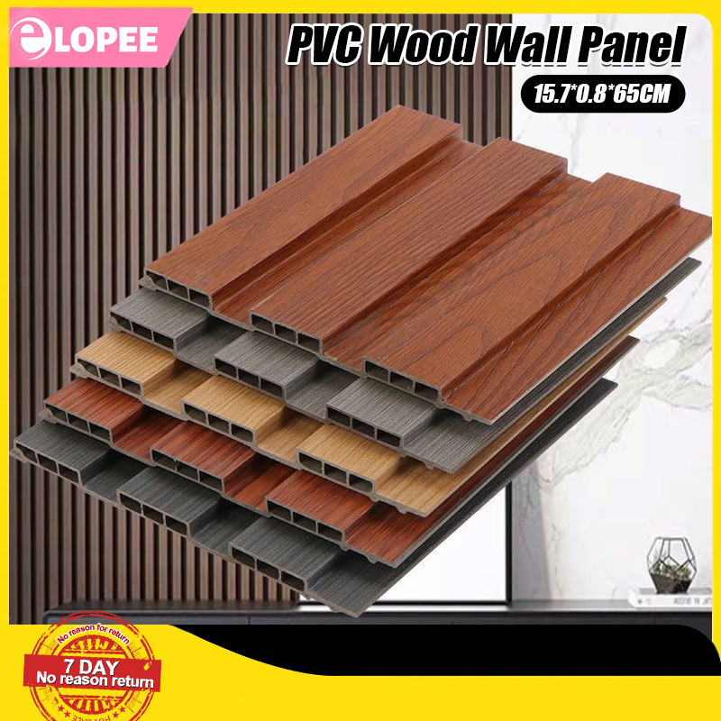 Waterproof Board PVC Grille Wall Panel Modern 3D Solid Ecological ...