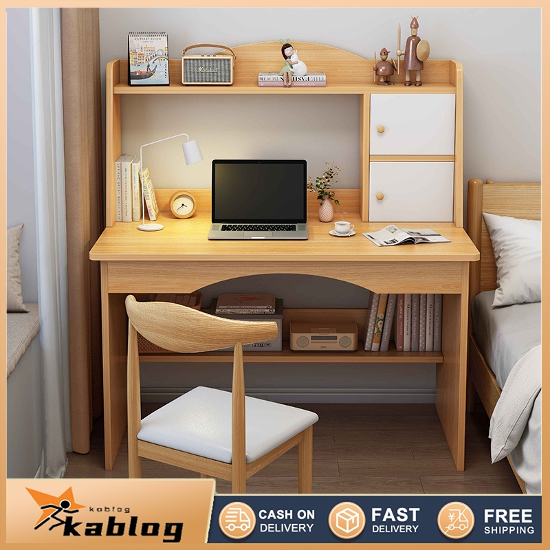 Computer desk with drawers Home desktop study writing office desk Desk ...