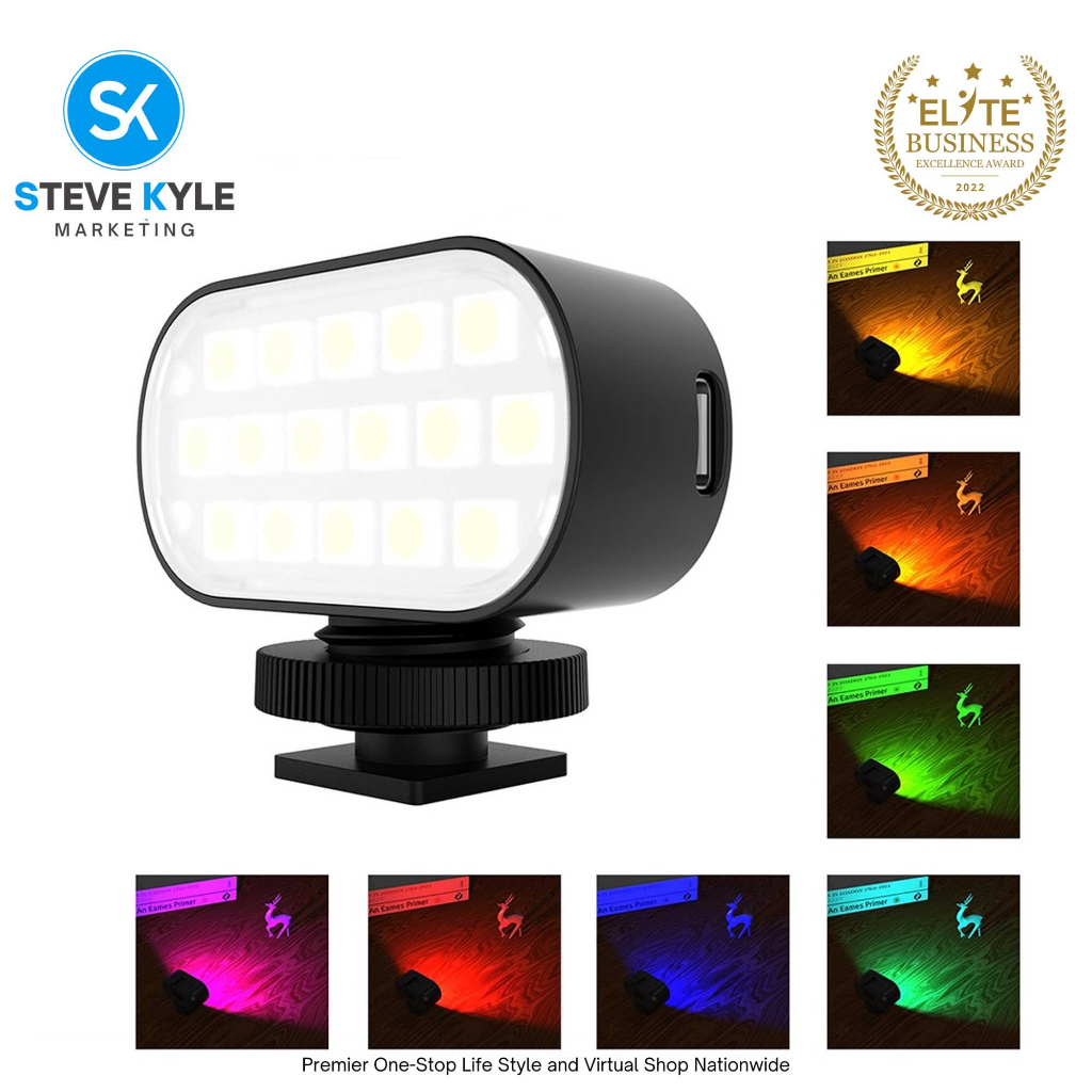 PU564 Live Broadcast Video RGB LED Light Photography Beauty Selfie Fill ...