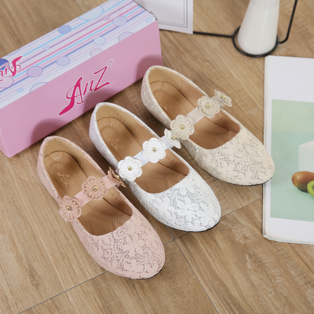 Kid's Girls Fashion Doll Shoes Sandal Round toe With Ribbon Straps Box ...