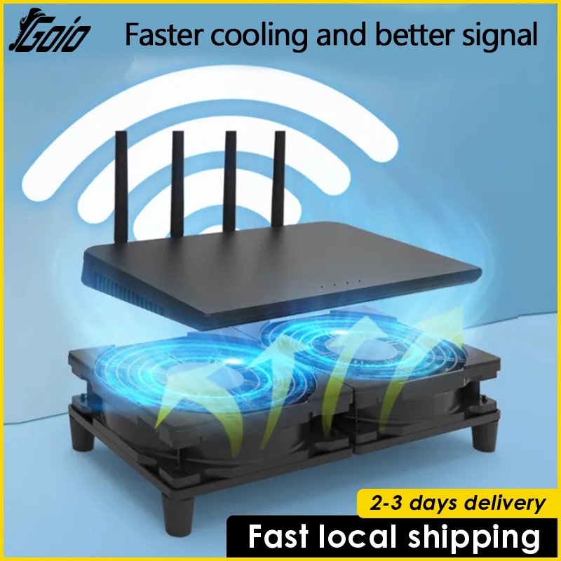 1800RPM USB Router Fan Wifi Modem Cooling Wire 5V Modem Cooler Shelf ...