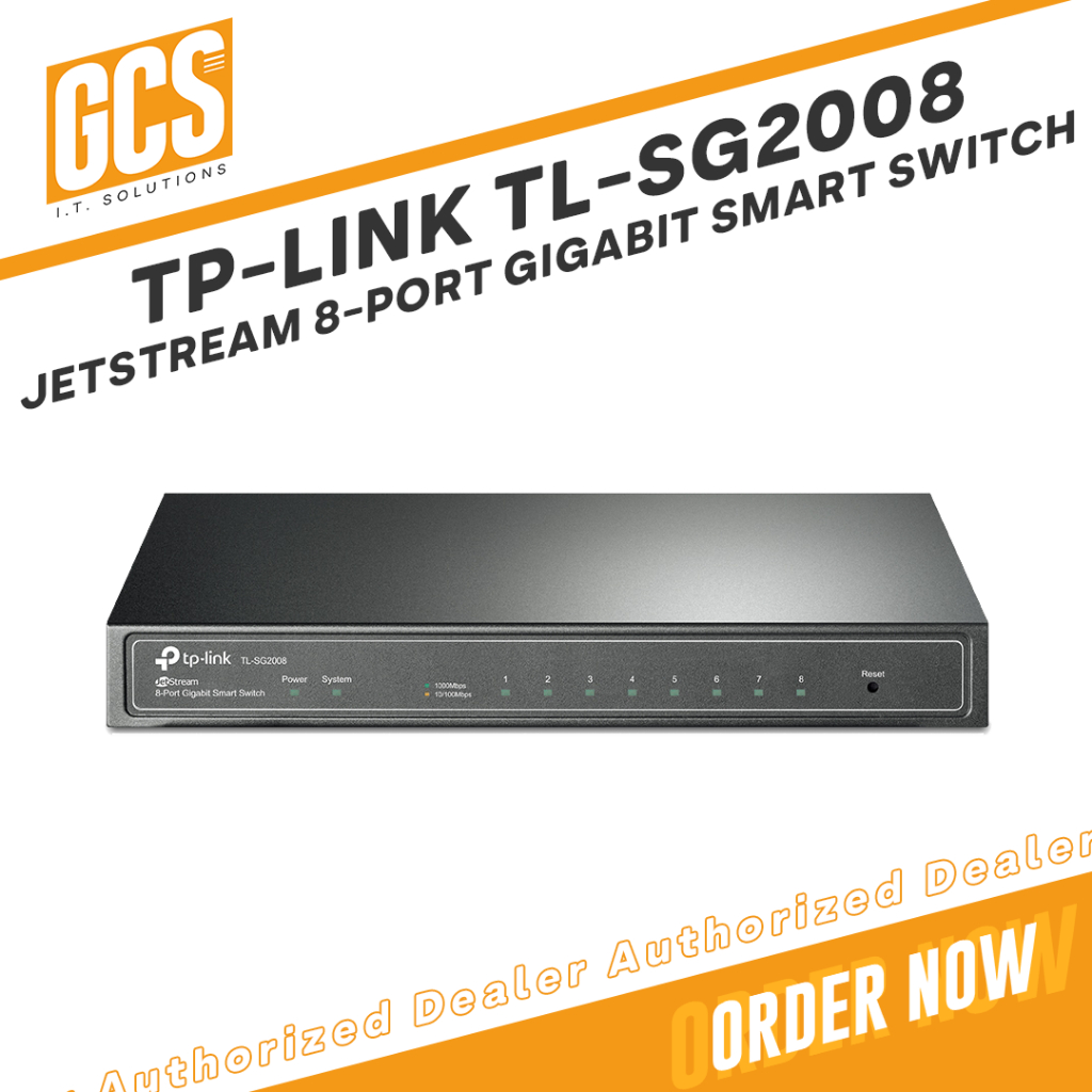 TP-Link Omada TL-SG2008 JetStream 8-Port Gigabit Smart Switch | Shopee ...
