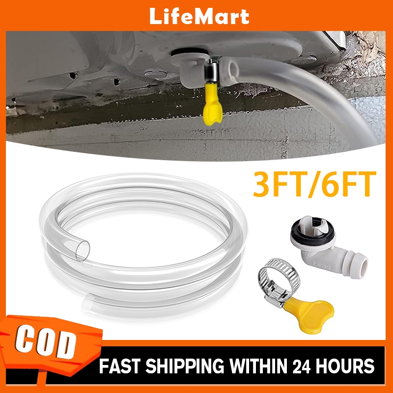 Portable Air Conditioner Drain Hose 6FT/3FT Leakproof AC Drain Hose Kit ...