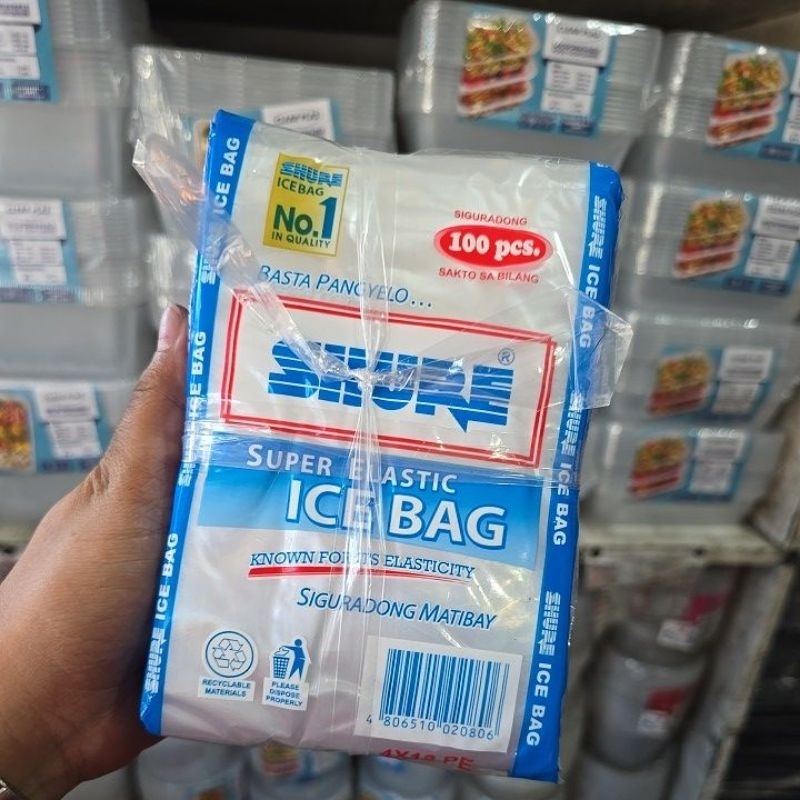 SHURE ICE BAG 500PCS | Shopee Philippines