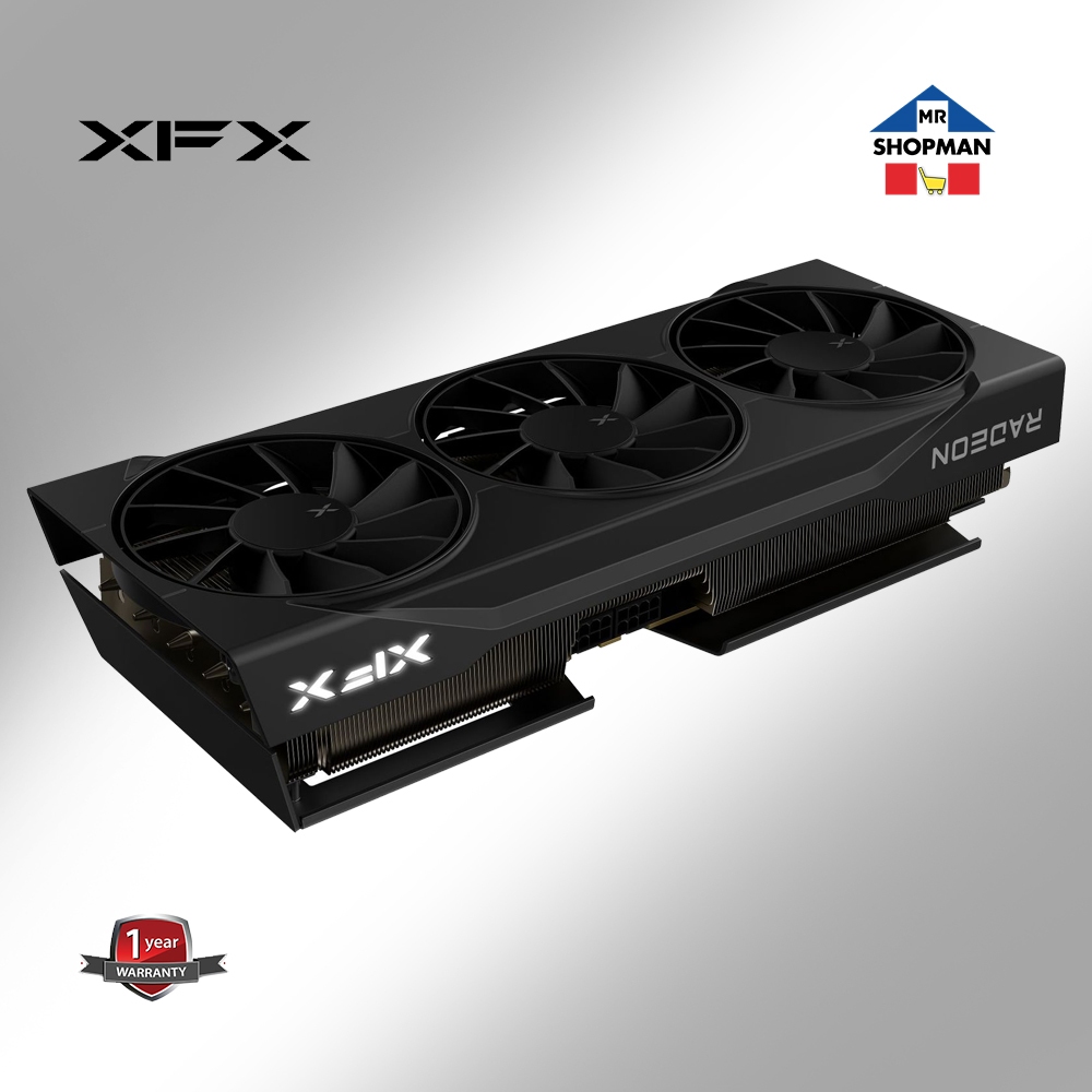 XFX Swift AMD Radeon RX 9070XT 16GB Triple Fan Gaming Edition Graphics ...