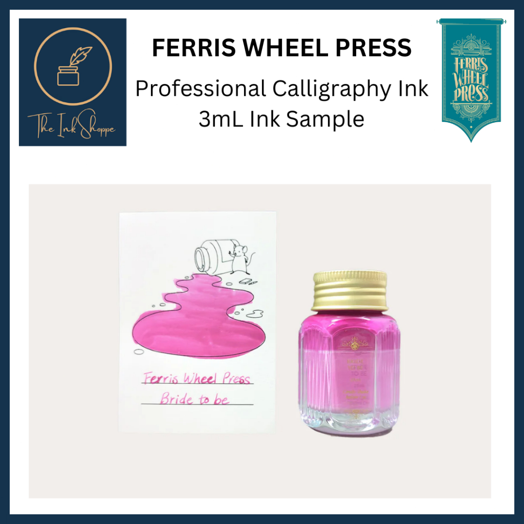 Ferris Wheel Press Professional Calligraphy Ink Series Ink Sample (3mL ...