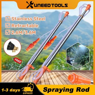 2.6m 3.6m Retractable Spraying Rod Adjustable Hand Pressure Sprayer ...