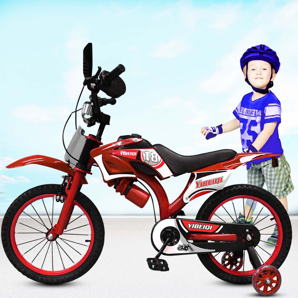 Japan Yokohama Kid's Bicycle Mountain Bike 16 Inch with Auxiliary Wheels  Boys and Girls 6-8Yrs Old