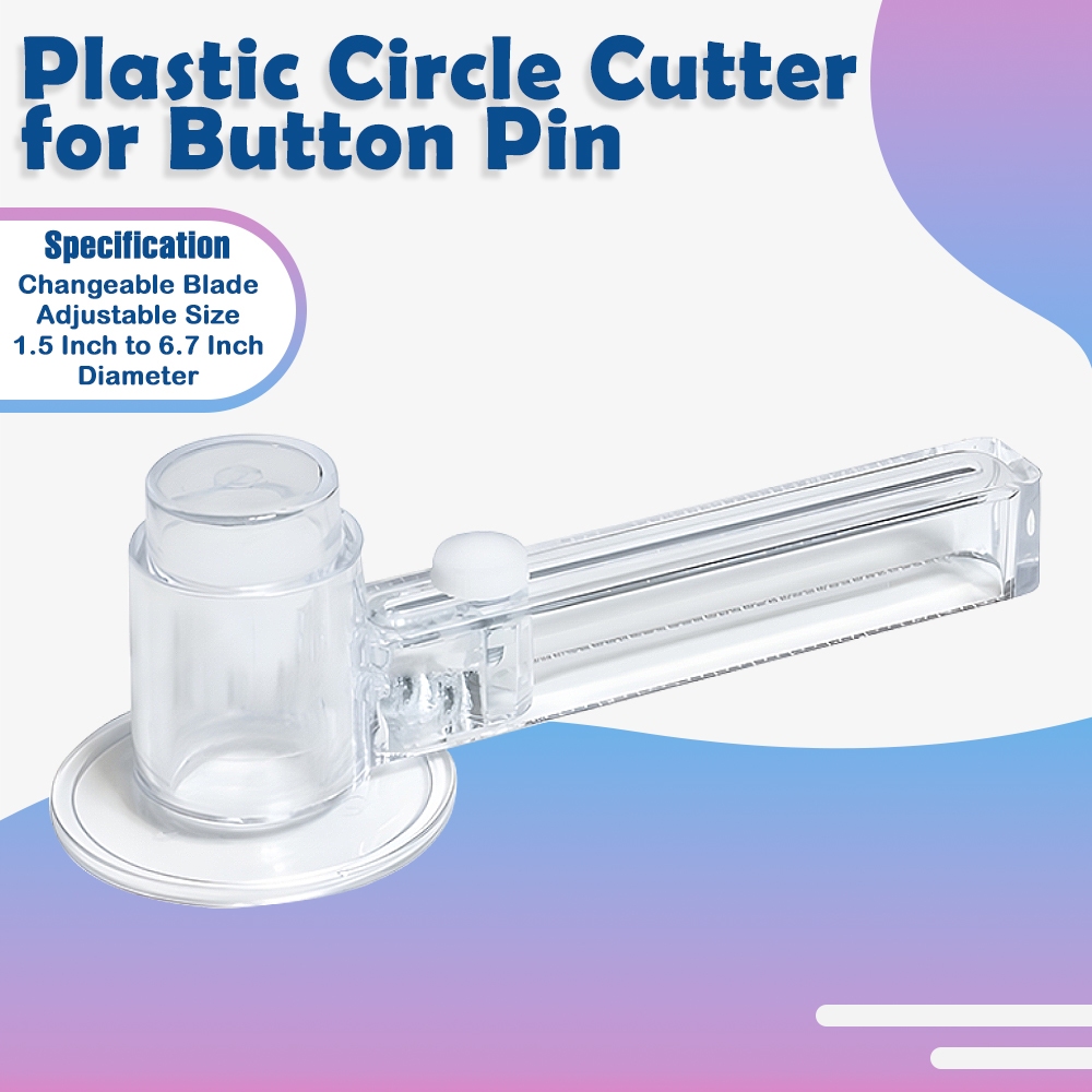 Plastic Circle Cutter for Button Pin Making and DIY Arts & Crafts ...