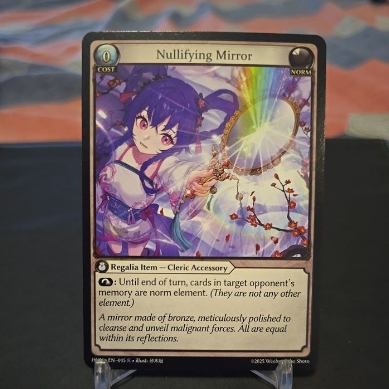 その他 grand archive Nullifying Mirror foil NULLIFYING MIRROR R HVN GRAND ARCHIVE ENGLISH | Shopee Philippines