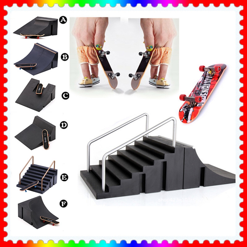 Mini Fingerboard Ramp Set Finger Skateboard Finger Tech Deck Skate ...