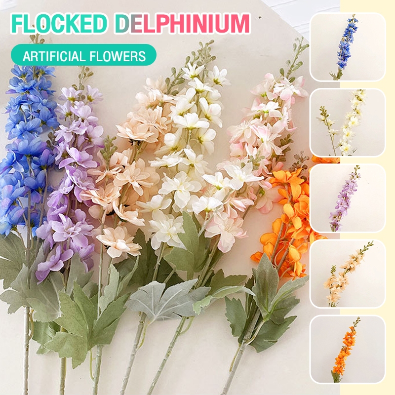 Artificial flower flocking delphinium | Shopee Philippines