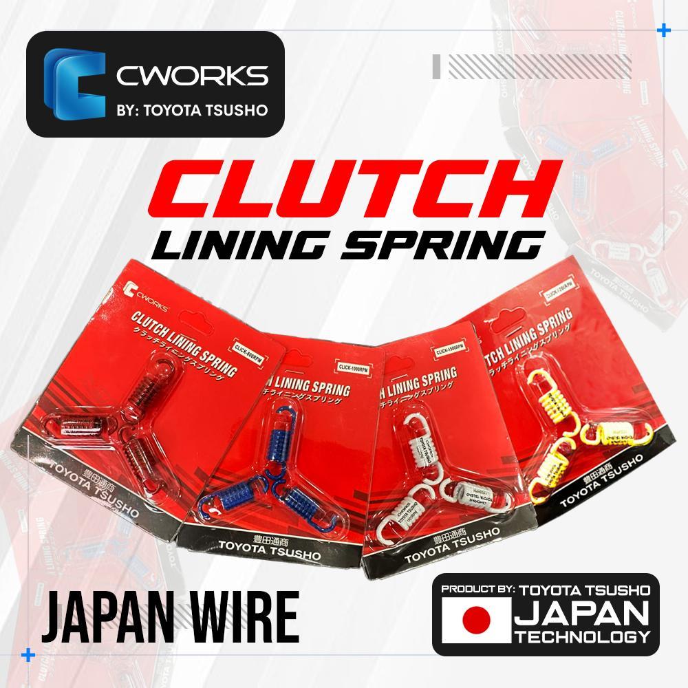 CWORKS CLUTCH LINING SPRING JAPAN TECHNOLOGY JAPAN WIRE | Shopee ...
