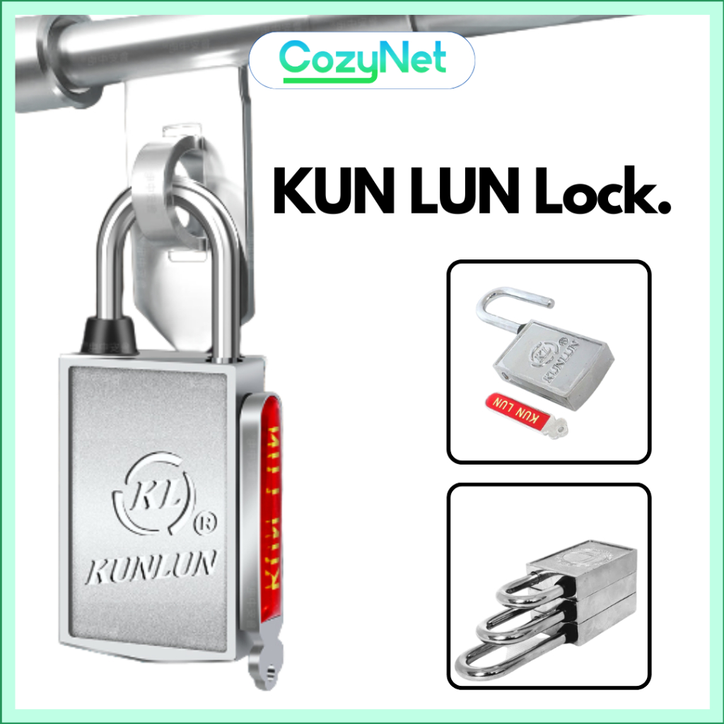 Kunlun Magnetic Padlock Anti-theft Technology Anti-rust Lock Key ...