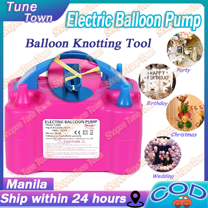 【COD】Portable Dual Nozzle Super Powerful Electric Balloon Inflatable ...