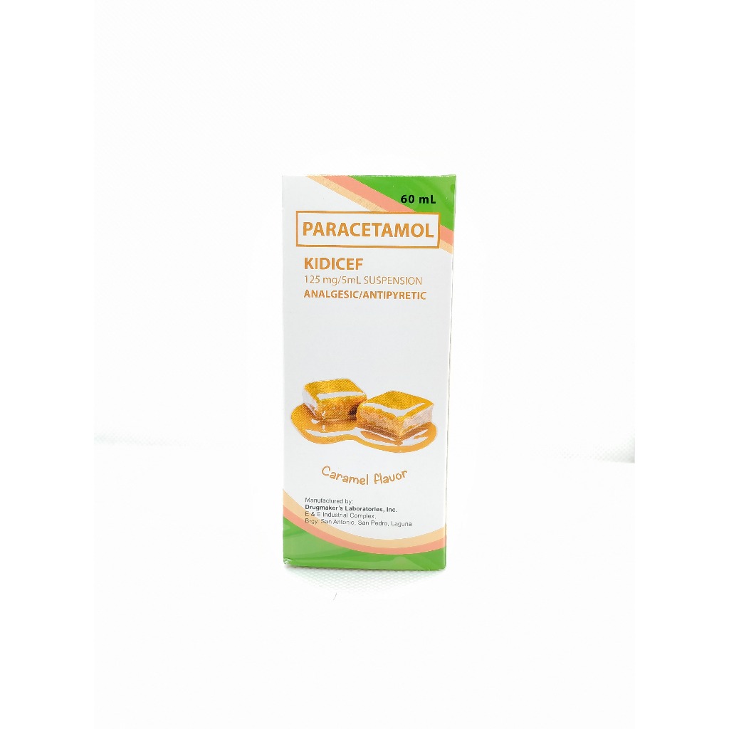 Kidicef Paracetamol 125mg/5mL Oral Suspension for Kids – Fever & Pain ...