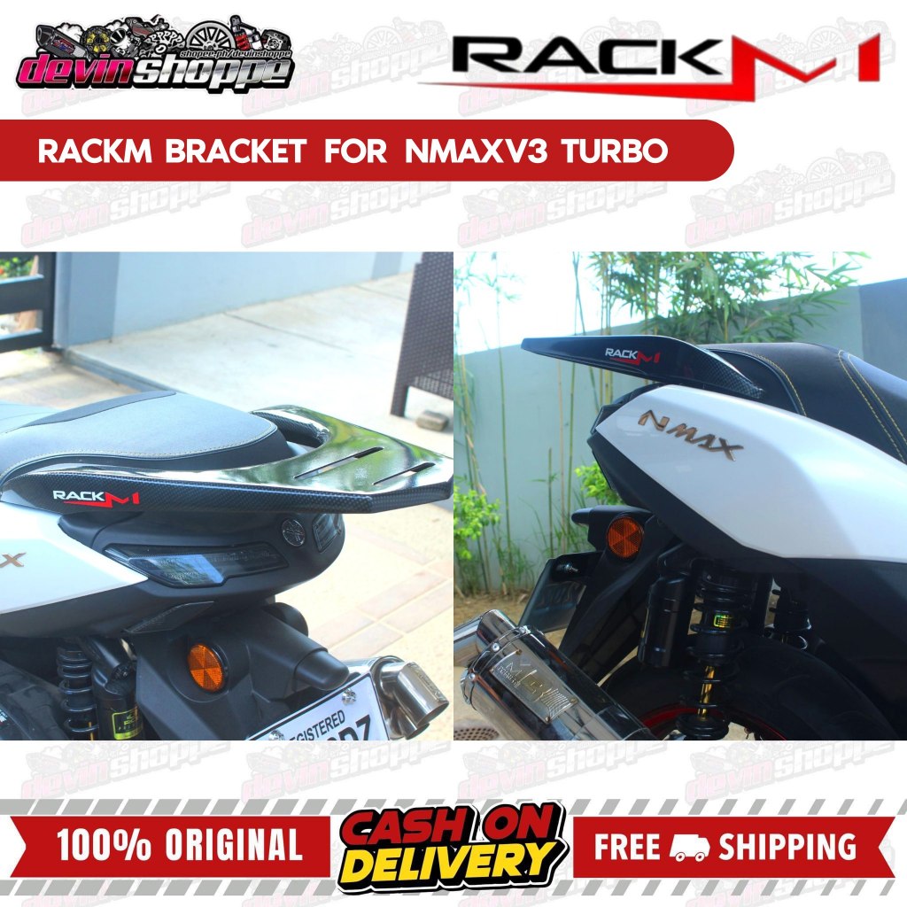 Rackm Rack M Bracket for NMAX V3 TURBO | Shopee Philippines