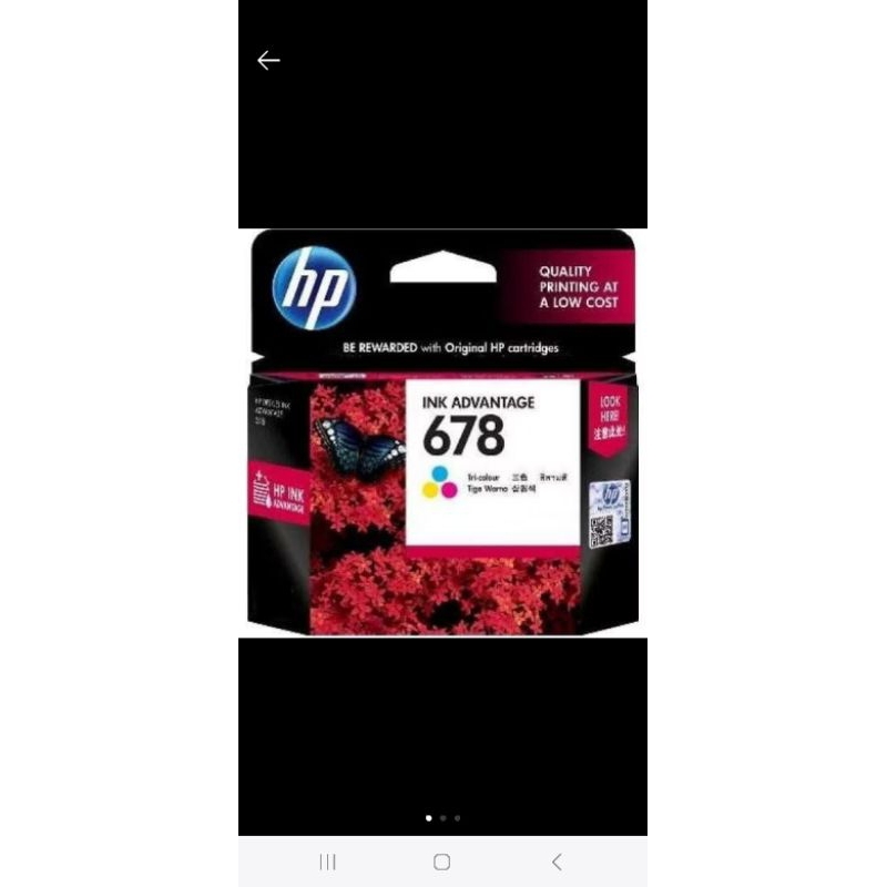 *678 Tri-Color Original Ink Cartridges | Shopee Philippines