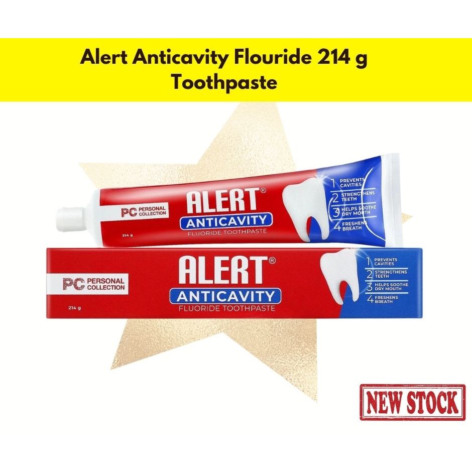 Alert Toothpaste| ANTICAVITY 214g |Star Shop | Shopee Philippines