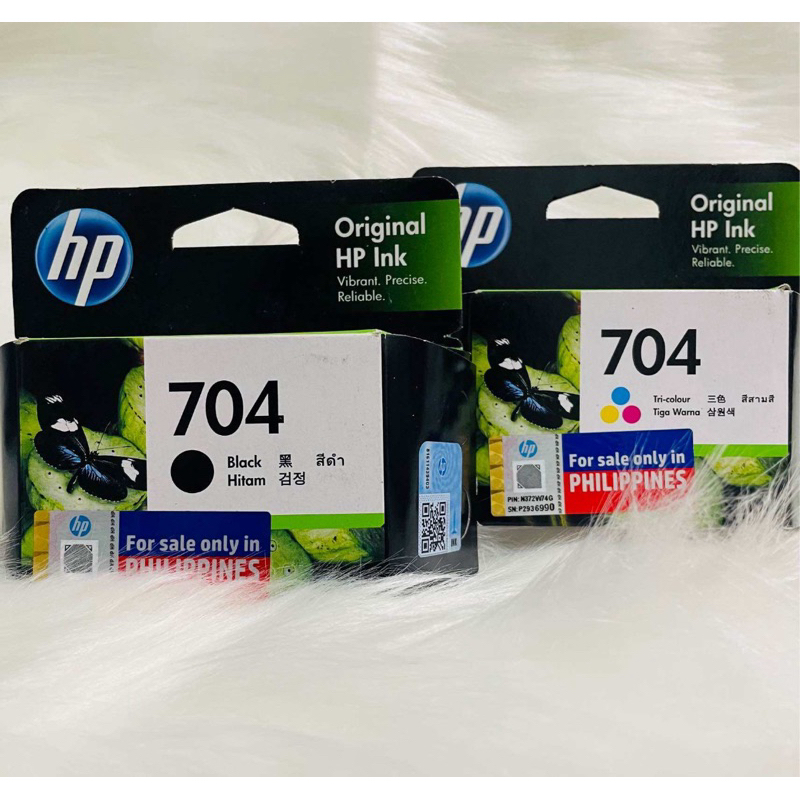 Hp 704 black or tri-color ink cartridge | Shopee Philippines
