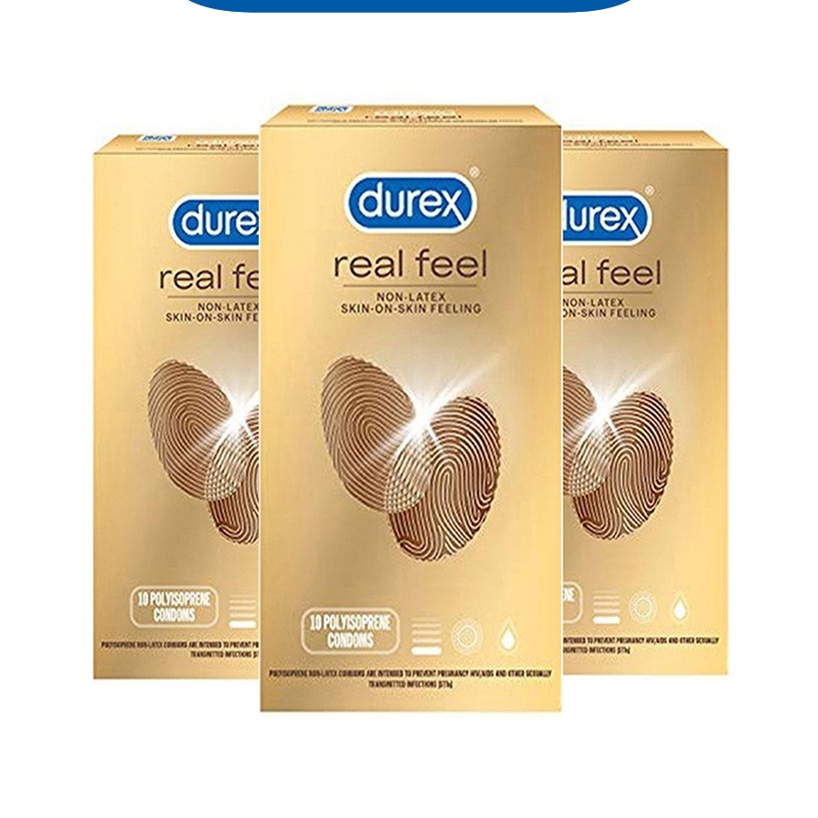 Durex Condoms Real Feel Condoms 10s(Set of 3 - 30 Condoms) | Shopee ...