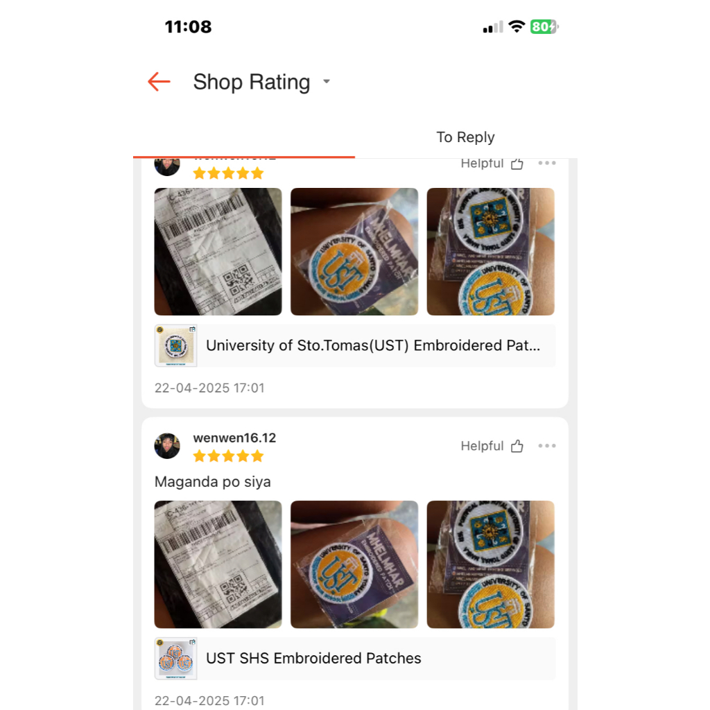 University of Sto.Tomas(UST) Embroidered Patches | Shopee Philippines