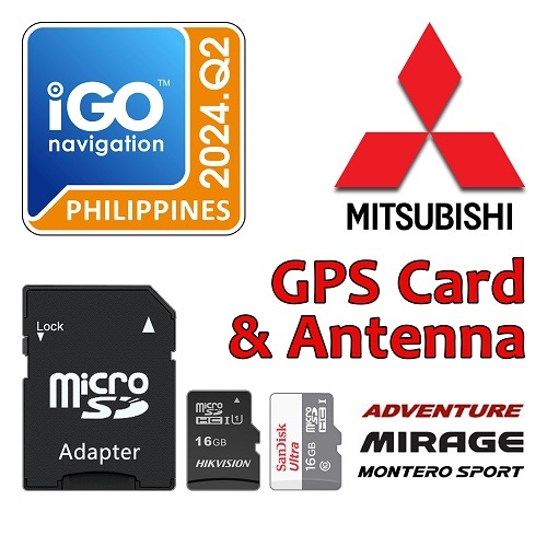 Mitsubishi iGO GPS Navigation Philippine Road Map for Adventure Mirage ...