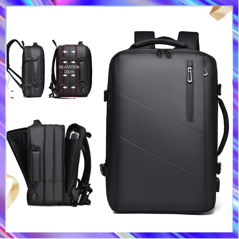 16 inch Laptop Backpacks USB charging Travel bag Men Scalable Outdoor ...