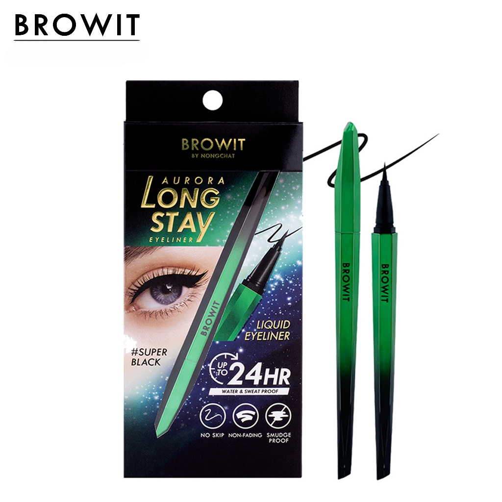 Browit Aurora Long Stay Eyeliner 0.5g - Super Black | Shopee Philippines