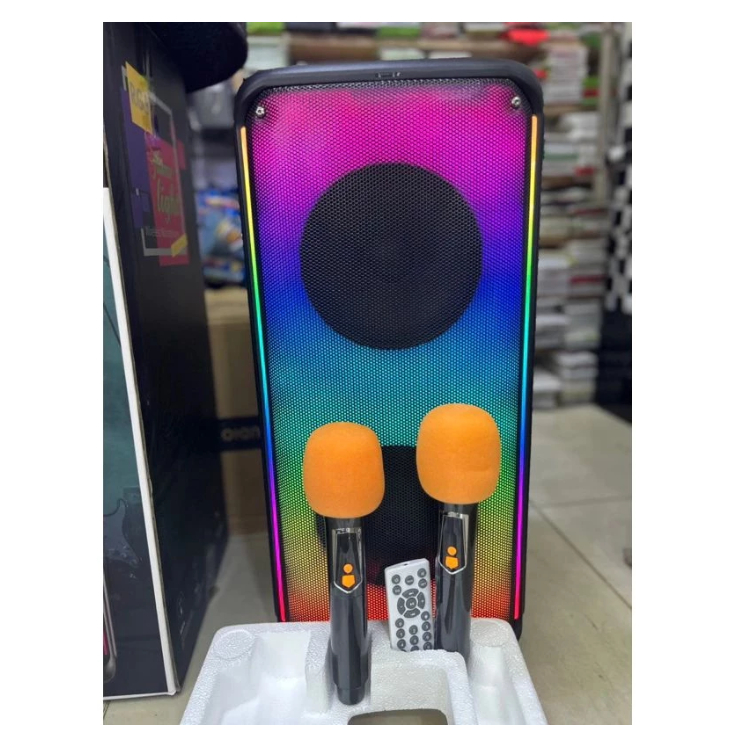 NEW BTS-1908/BTS-1989 Dual 8 Inches IKARAOKE BOX RGB Light System ...