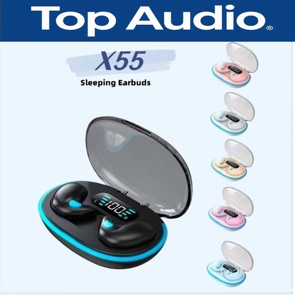 X55 Sleeping Earbuds Wireless Mini Headphones For Work Bluetooth ...