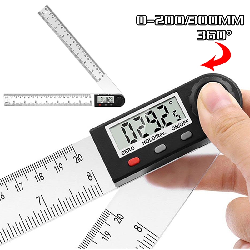 KIPRUN Digital Angle Finder, 4 In 1 Digital Protractor Ruler Level Tool - View #12
