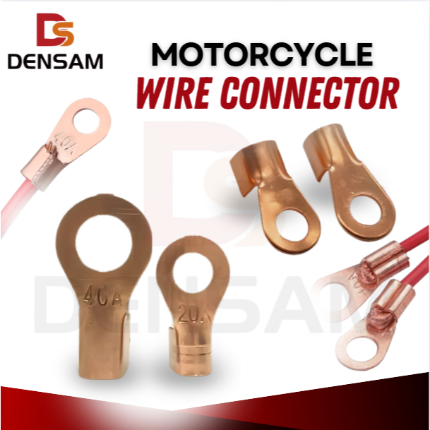 Densam Motorcycle Copper Terminal OT Series Connector Wire Connector ...