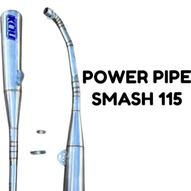 Power pipe/ For SMASH 115/ 51mm TIP/ 36 elbow/ Tube type/ Stainless KOU ...
