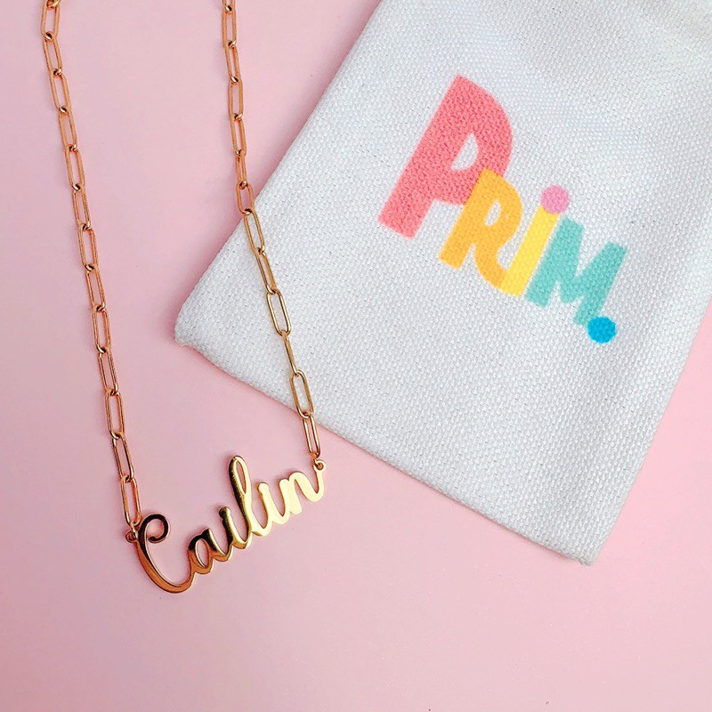 PRIM Name Necklace in Stainless Steel | Shopee Philippines