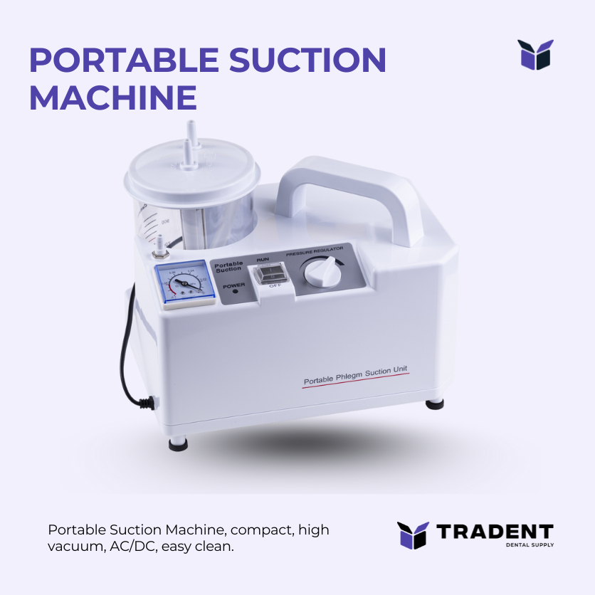 Portable Suction Machine /Portable Dental Suction pump / Vacuum Suction ...