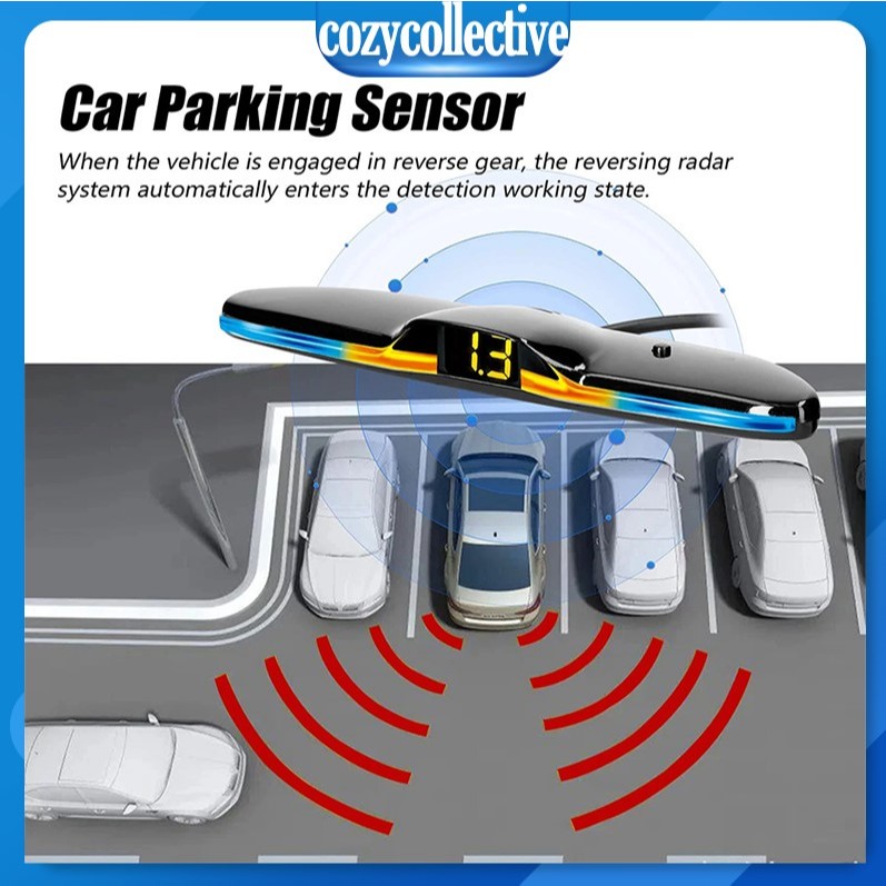 Car Parking Sensor Rear Reversing Radars System with 4 Parking Sensors ...