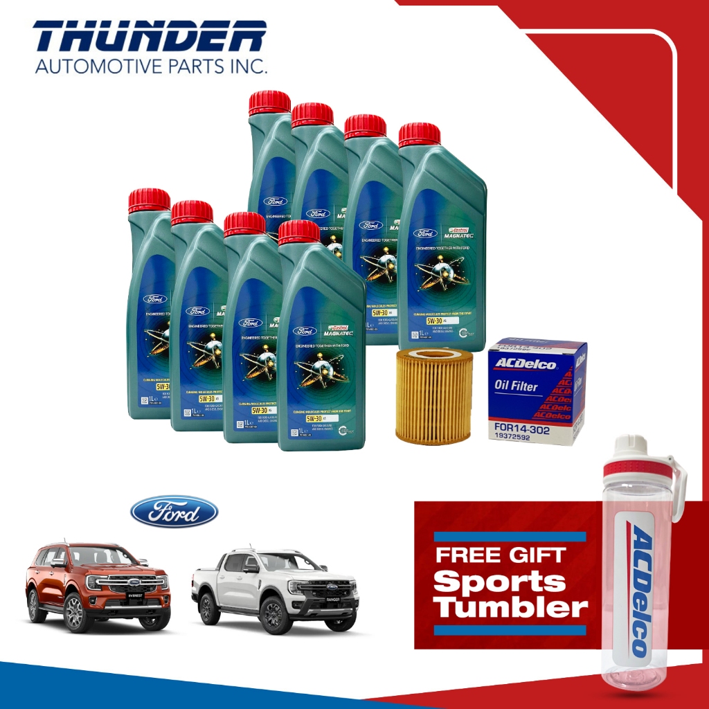 Ford Castrol-ACDelco Change Oil Bundle for Ford Ranger/Everest/Raptor 2 ...