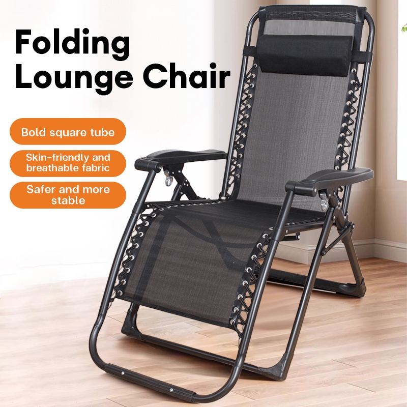 Foldable Zero Gravity Reclining/Folding Chair with Adjustable Headrest ...