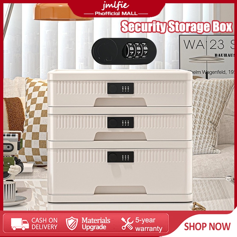 Portable Password Lock Safe Box Household Jewelry Privacy Security ...