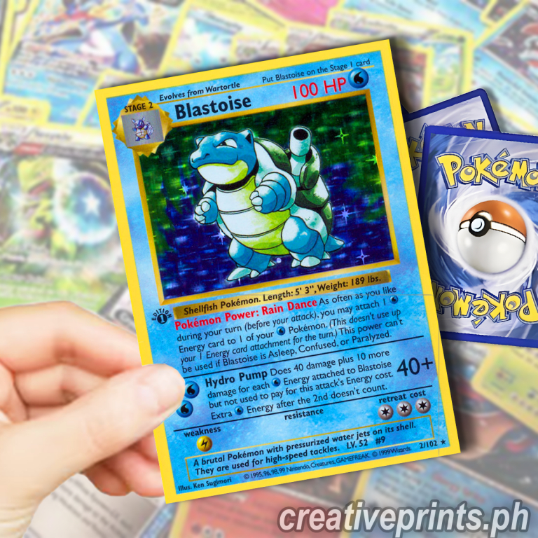 Blastoise Pokemon Card Base Set TCG card collectibles | Shopee Philippines
