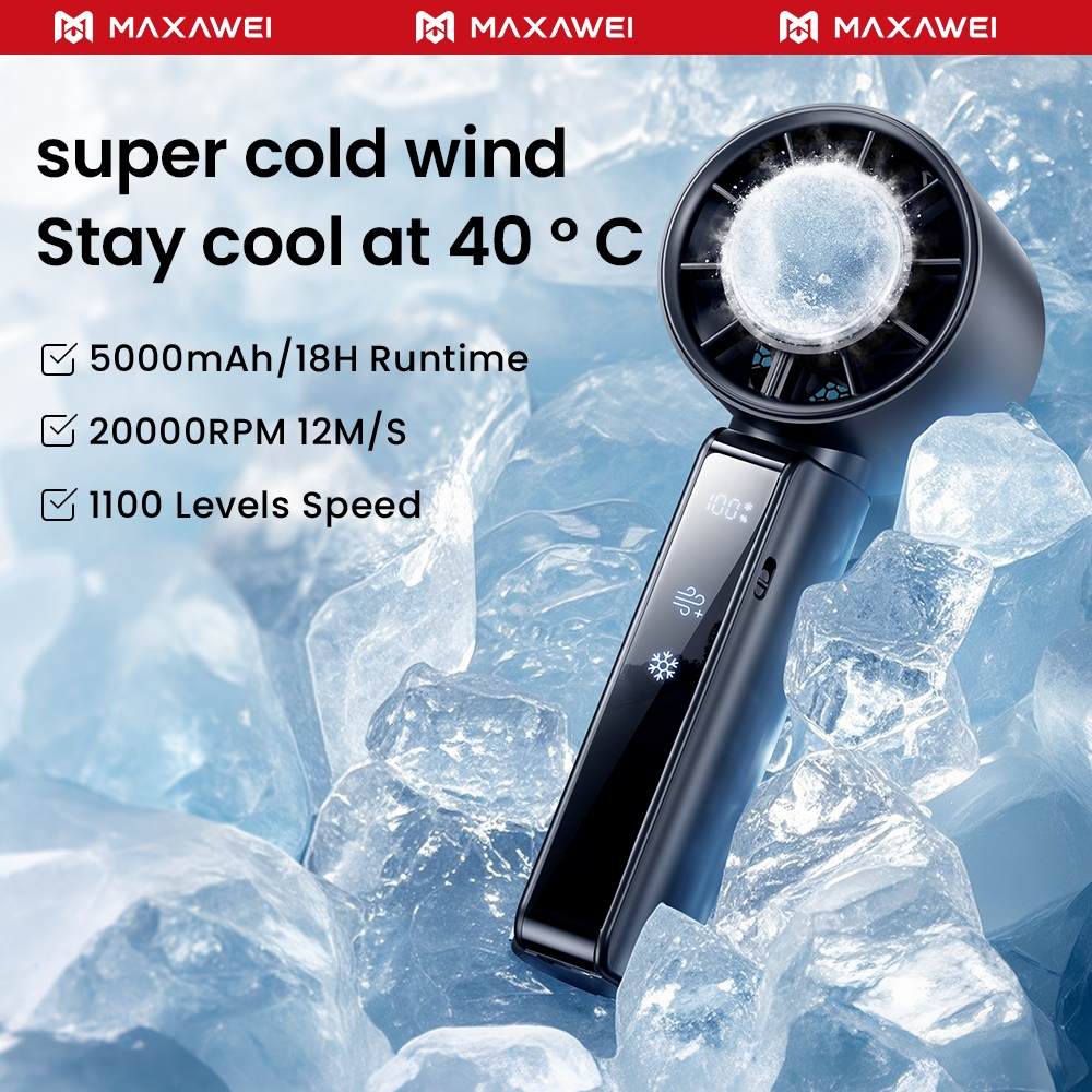 MAXAWEI F19 Cooling Effect Mini Fan 15000RPM High Speed Turbo fan 100 ...